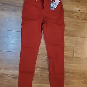NWT- lularoe brick red denim size 28
